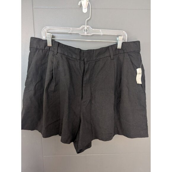 NWT‎ Gap 365 High Rise Linen-Blend Shorts - XL - Picture 2 of 13